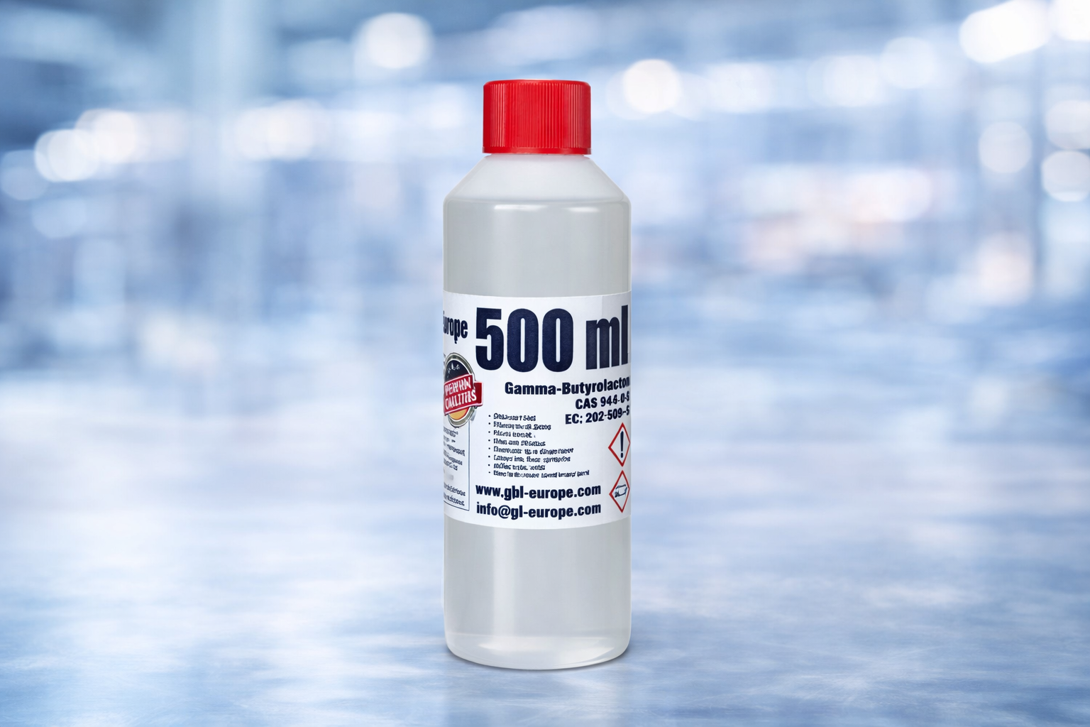 GBL 500ml bottle – Gamma-Butyrolactone 99.7% purity from Trade Chemicals Europe